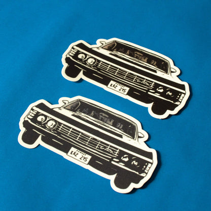 Supernatural Impala Vinyl Sticker