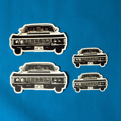 Supernatural Impala Vinyl Sticker