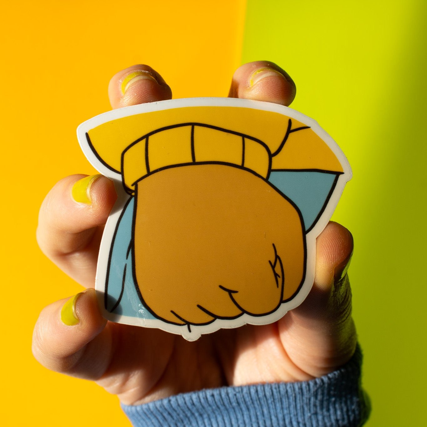 Arthur Fist Meme Vinyl Sticker