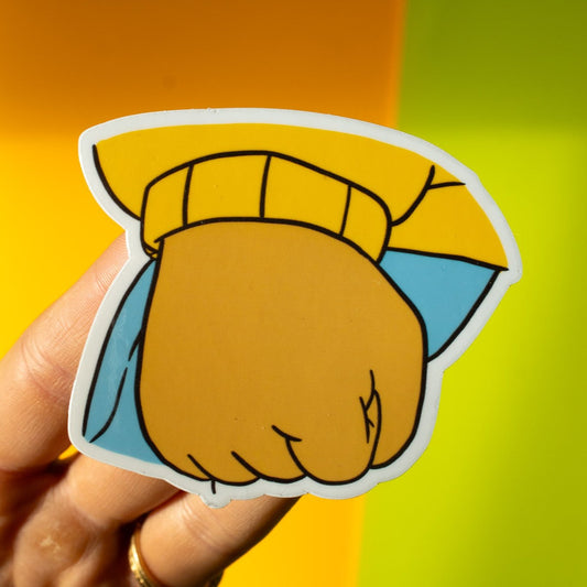 Arthur Fist Meme Vinyl Sticker