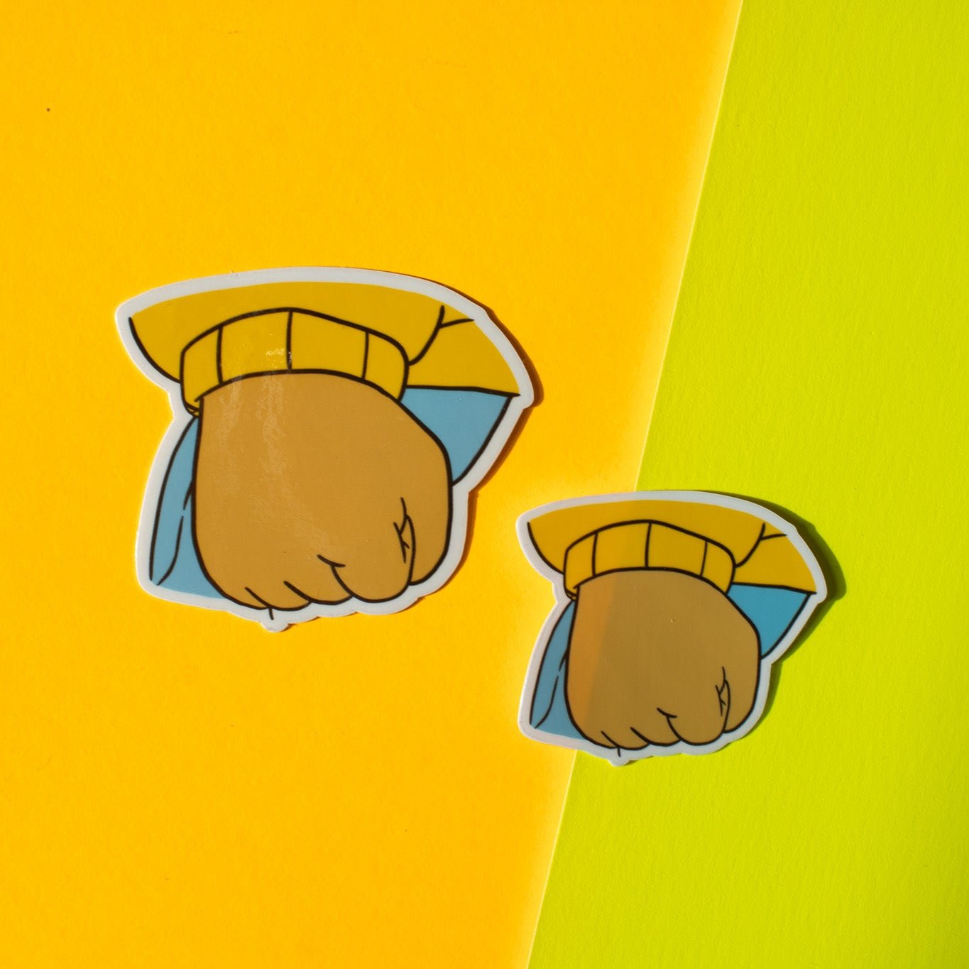 Arthur Fist Meme Vinyl Sticker