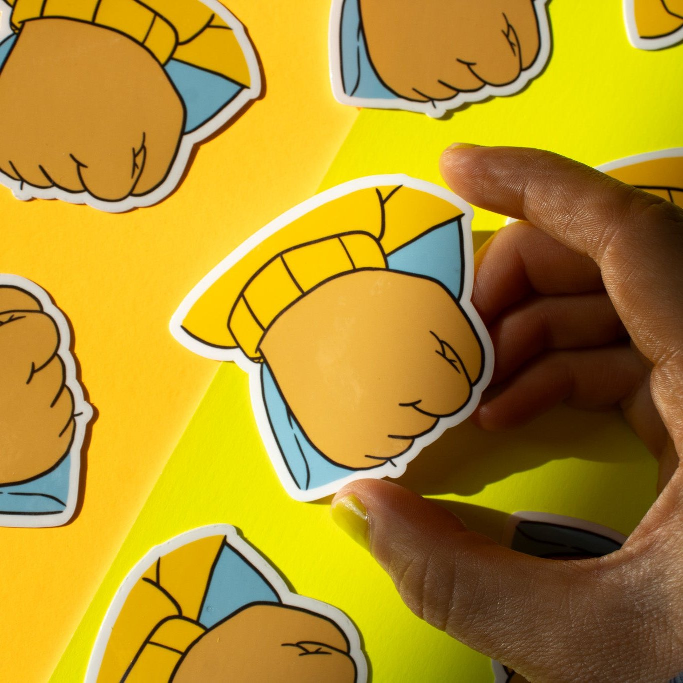 Arthur Fist Meme Vinyl Sticker