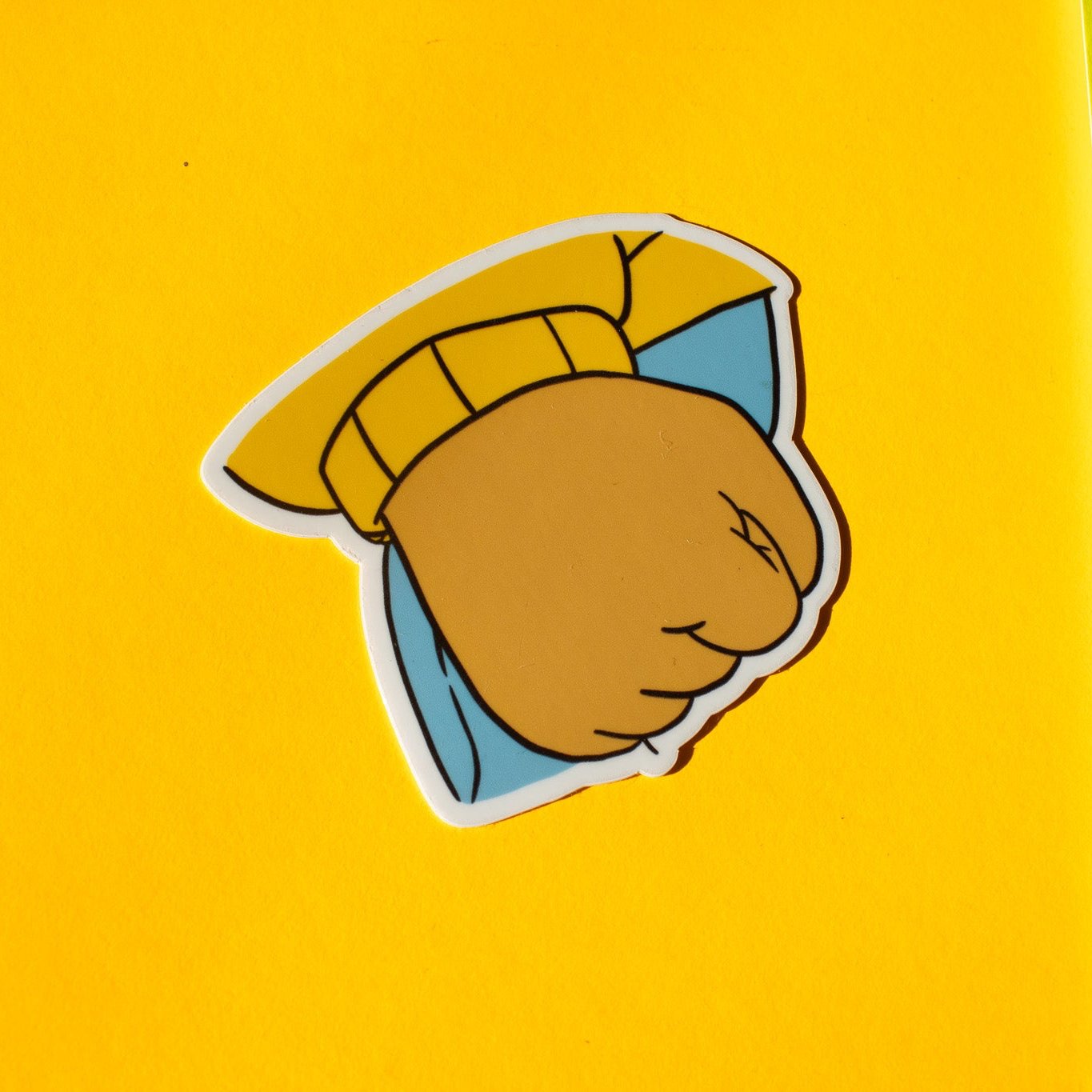 Arthur Fist Meme Vinyl Sticker