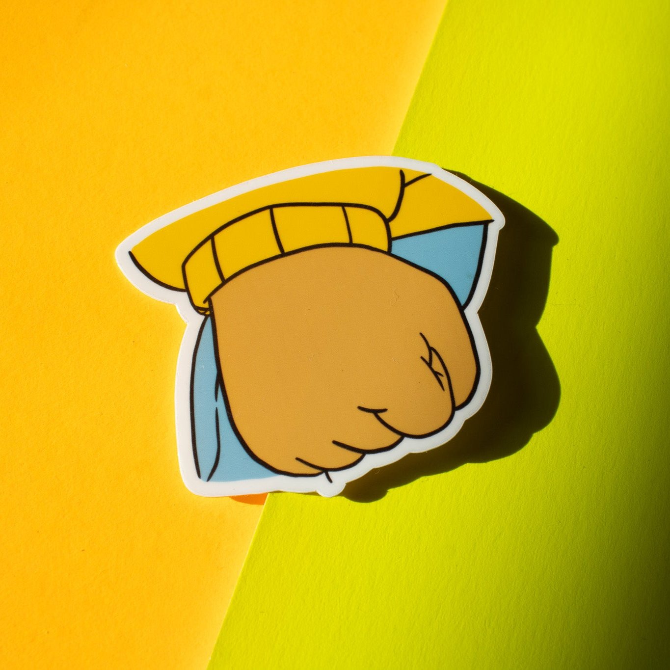 Arthur Fist Meme Vinyl Sticker