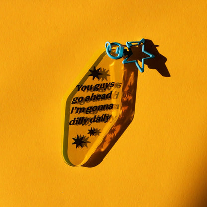 Dilly Dally Motel Keychain