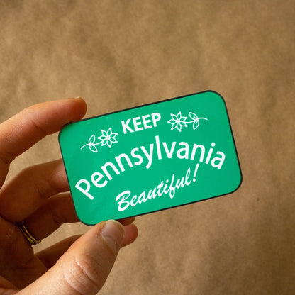 Keep Pennsylvania Beautiful Vinyl Sticker