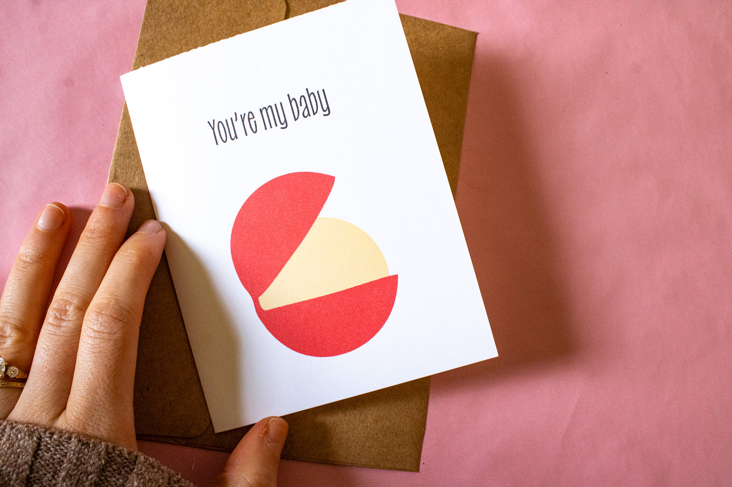 You're my Baby Cheese Greeting Card