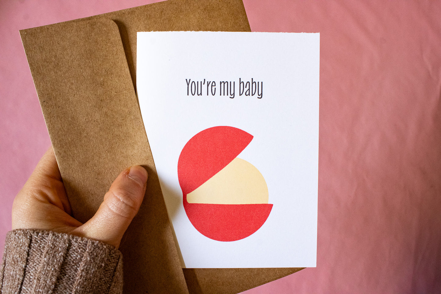 You're my Baby Cheese Greeting Card