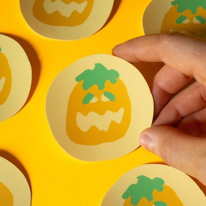 Pumpkin Sugar Cookie Vinyl Sticker