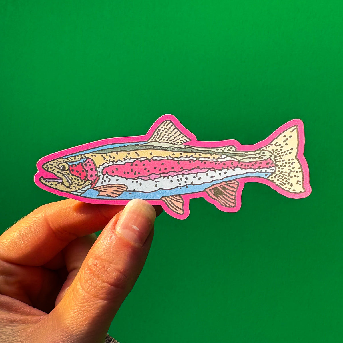 Rainbow Trout Vinyl Sticker