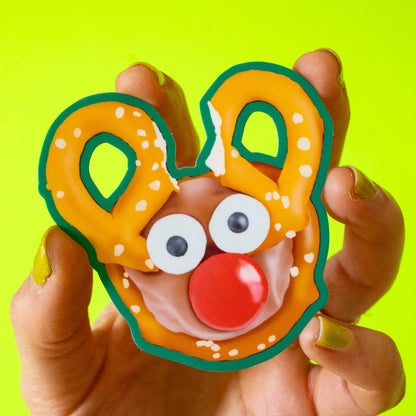 Reindeer Treat Vinyl Sticker