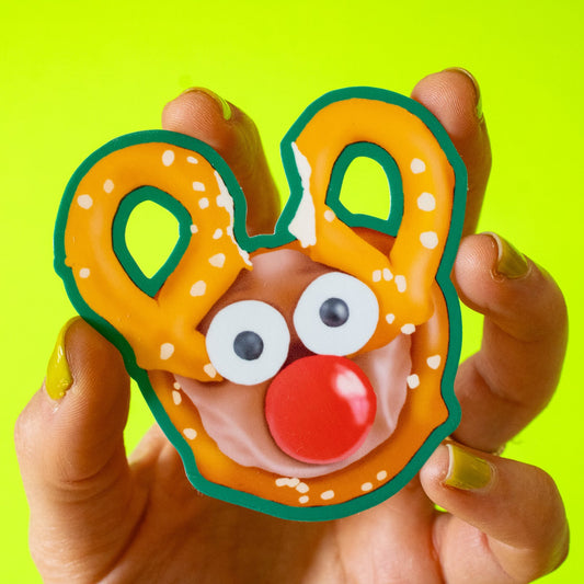 Reindeer Treat Vinyl Sticker