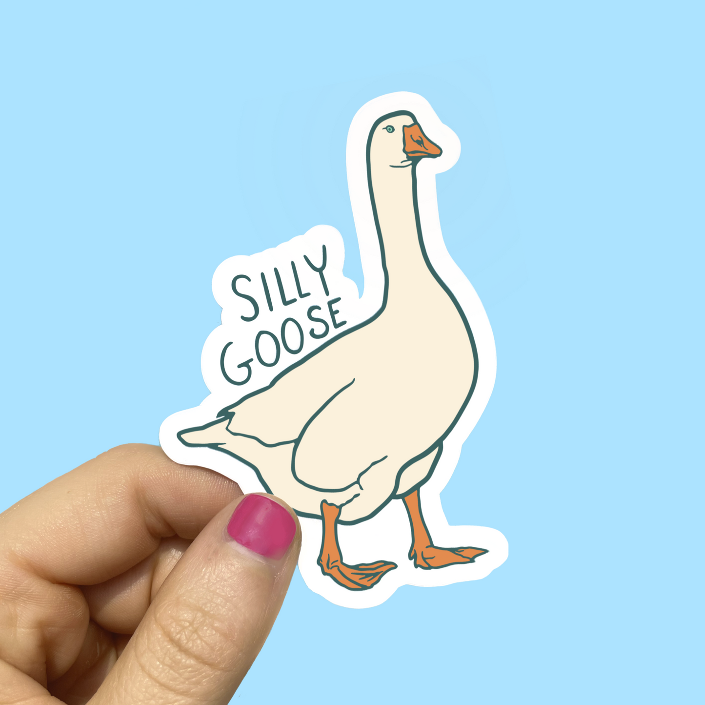 Silly Goose Vinyl Sticker