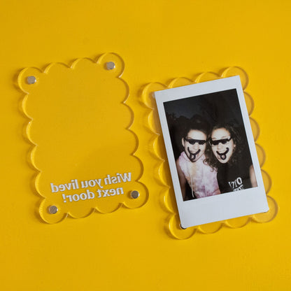 Wish You Lived Next Door Polaroid Frame