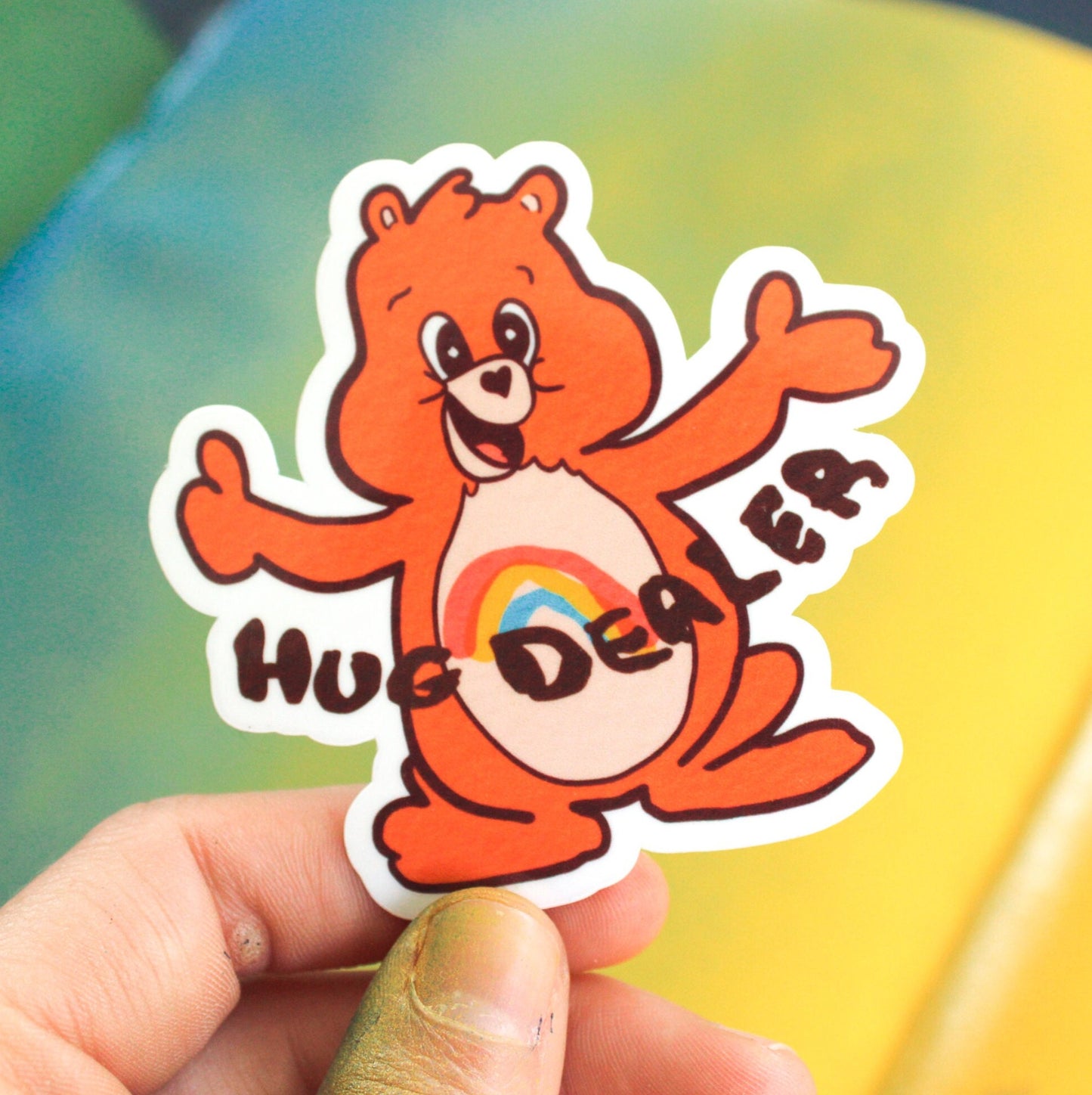 Hug Dealer Vinyl Sticker