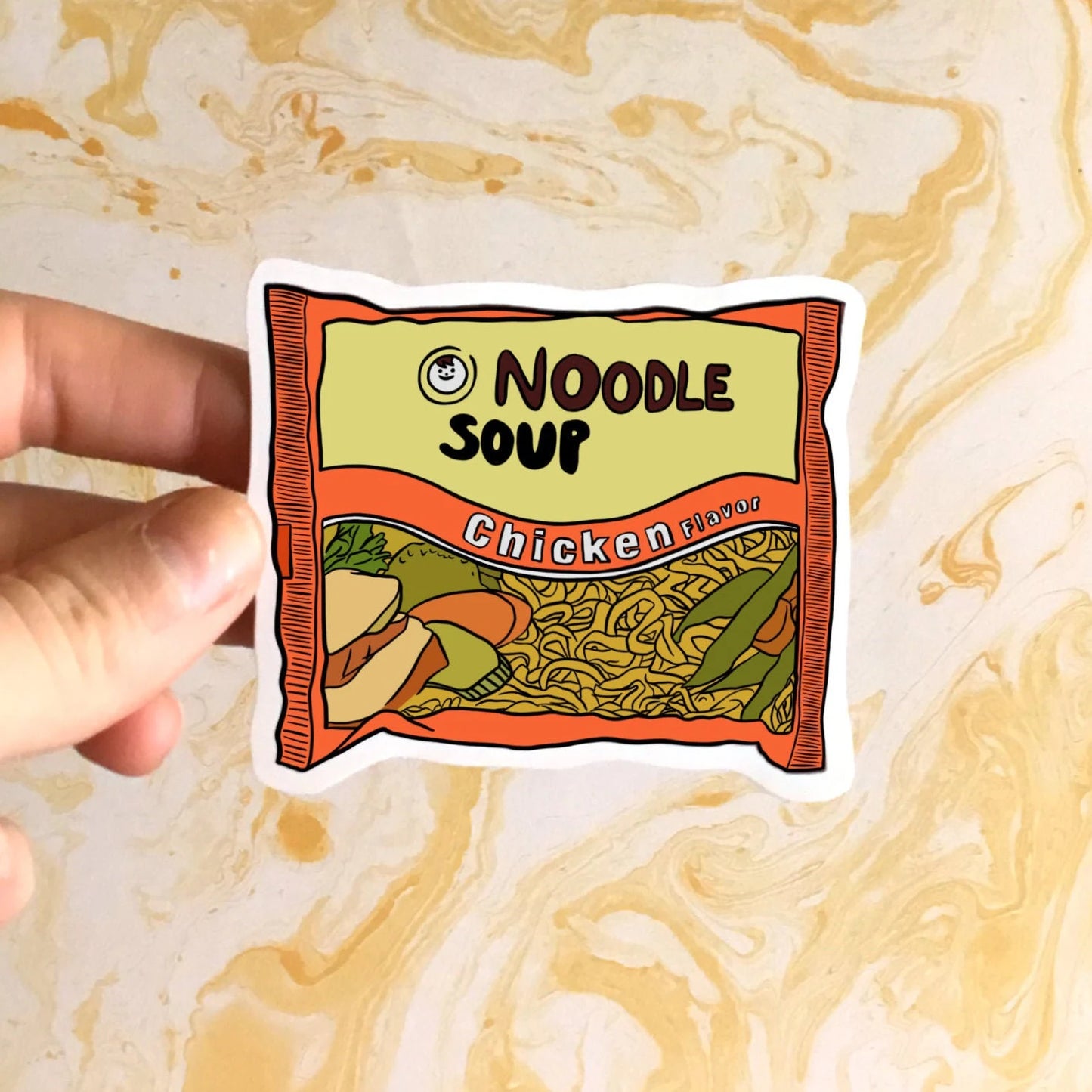 Noodle Soup Ramen Vinyl Sticker