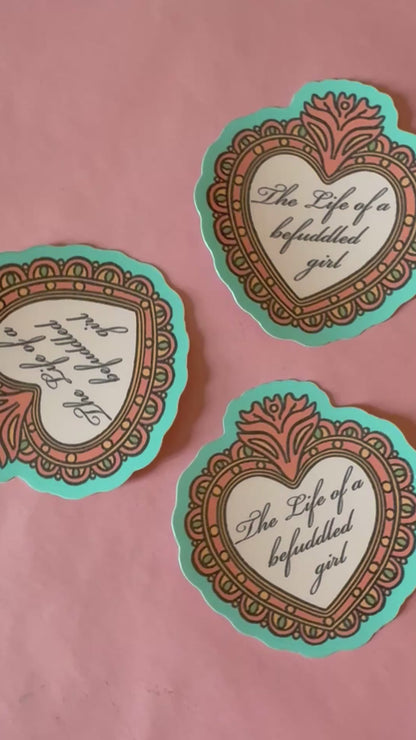 Life of a Befuddled Girl Vinyl Sticker